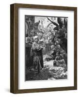 Friedrich in Jerusalem-Alphonse Mucha-Framed Art Print