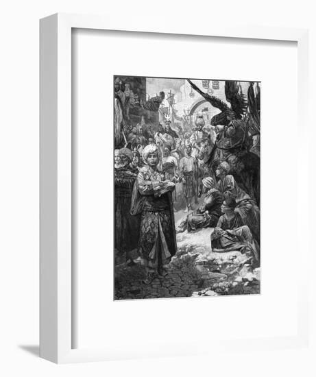 Friedrich in Jerusalem-Alphonse Mucha-Framed Art Print