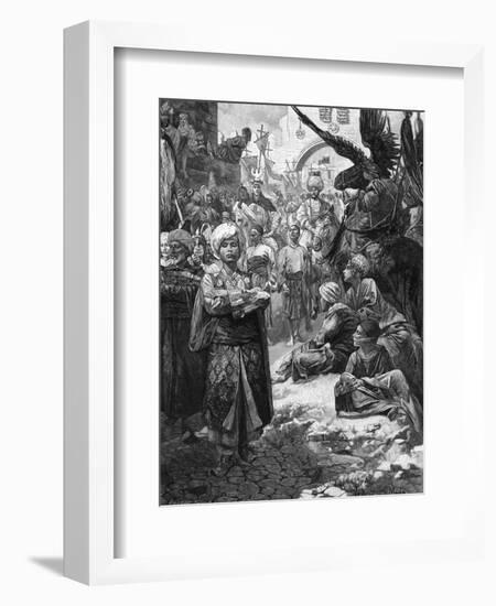 Friedrich in Jerusalem-Alphonse Mucha-Framed Art Print