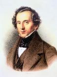 Portrait of Felix Mendelssohn-Friedrich Jentzen-Framed Giclee Print