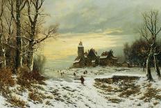 The Shortening Winter's Day Is Near a Close-Friedrich Joseph Nicolai Heyendahl-Laminated Giclee Print