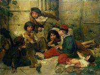 Children of the Streets of Paris, 1852-Friedrich Karl Hausmann-Giclee Print