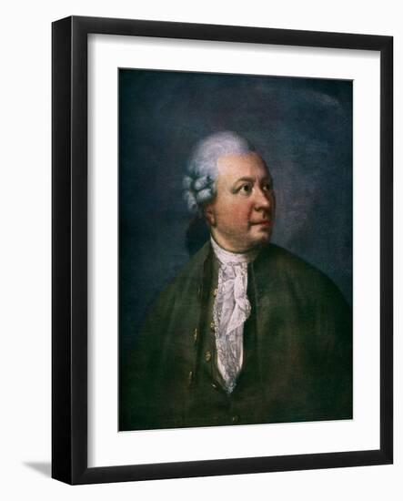 Friedrich Klopstock portrait Painting-Jens Juel-Framed Giclee Print