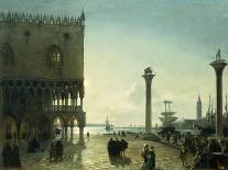 Piazza San Marco at Night-Friedrich Nerly-Laminated Giclee Print