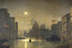 Piazza San Marco at Night-Friedrich Nerly-Stretched Canvas