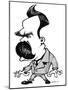 Friedrich Nietzsche, Caricature-Gary Gastrolab-Mounted Photographic Print