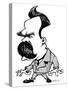 Friedrich Nietzsche, Caricature-Gary Gastrolab-Stretched Canvas