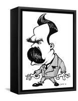 Friedrich Nietzsche, Caricature-Gary Gastrolab-Framed Stretched Canvas