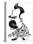 Friedrich Nietzsche, Caricature-Gary Gastrolab-Stretched Canvas