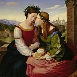 Preparations for Assault on Jerusalem, Fresco Cycle from Jerusalem Delivered-Friedrich Overbeck-Giclee Print