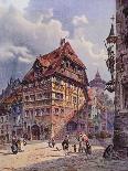 Albrecht Durer's House in Nuremberg, Germany, as it Was in the 19th Century, from 'The Garden…-Friedrich Perlberg-Giclee Print