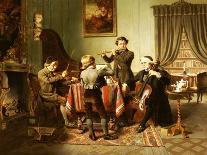 The Quartet-Friedrich-peter Hiddemann-Stretched Canvas