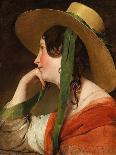 Girl with Straw Hat-Friedrich Ritter von Amerling-Giclee Print