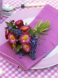 Place-Setting with Spring Posy-Friedrich Strauss-Photographic Print