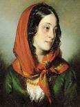 Study of a Head of a Woman-Friedrich Von Amerling-Giclee Print