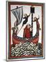 Friedrich Von Hausser Takes Journey to the Third Crusade in Which He Will Die (M.1190). Codex…-null-Mounted Giclee Print