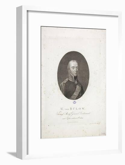 Friedrich Wilhelm Bülow Von Dennewitz, C.1814-Friedrich Wilhelm Bollinger-Framed Giclee Print