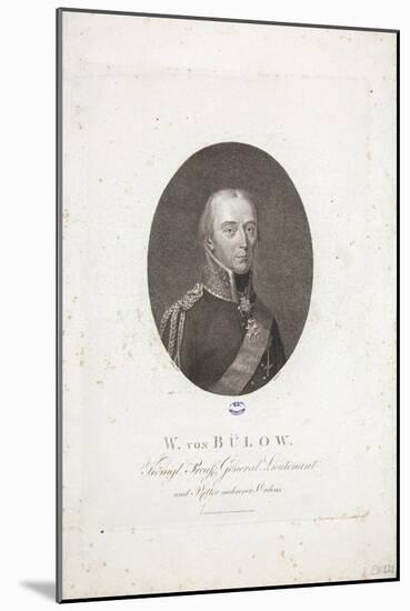 Friedrich Wilhelm Bülow Von Dennewitz, C.1814-Friedrich Wilhelm Bollinger-Mounted Giclee Print