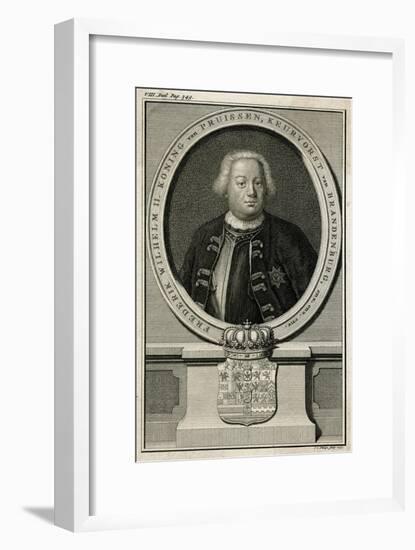 Friedrich Wilhelm I, 1735-JC Philips-Framed Art Print