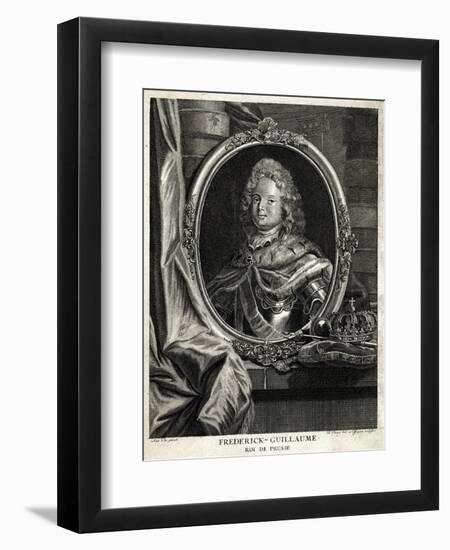 Friedrich Wilhelm I, Pen-B Picart-Framed Art Print