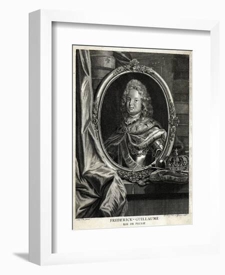 Friedrich Wilhelm I, Pen-B Picart-Framed Art Print