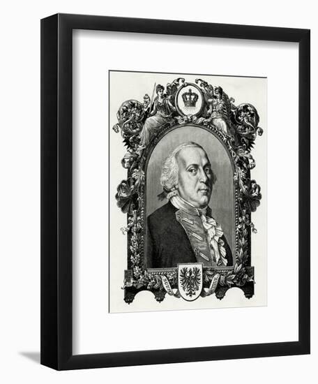 Friedrich Wilhelm II-null-Framed Art Print