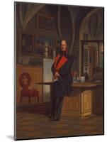Friedrich Wilhelm IV, King of Prussia, in His Office at Berlin Schloss, after 1846-Franz Kruger-Mounted Giclee Print