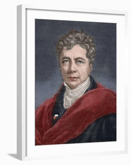 Friedrich Wilhelm Joseph Schelling (1775-1854). German Philosopher. Colored.-Tarker-Framed Photographic Print