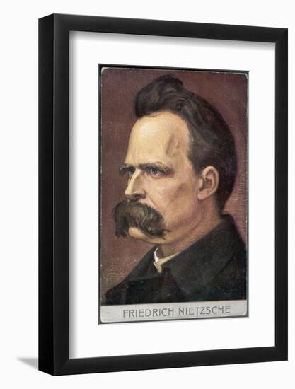 Friedrich Wilhelm Nietzsche German Philosopher and Poet-null-Framed Photographic Print