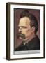 Friedrich Wilhelm Nietzsche German Philosopher and Poet-null-Framed Photographic Print