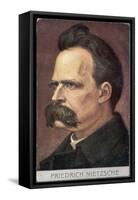 Friedrich Wilhelm Nietzsche German Philosopher and Poet-null-Framed Stretched Canvas