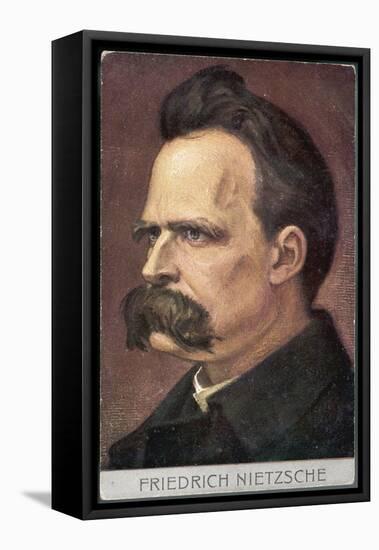 Friedrich Wilhelm Nietzsche German Philosopher and Poet-null-Framed Stretched Canvas