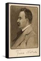 Friedrich Wilhelm Nietzsche German Philosopher and Writer-null-Framed Stretched Canvas