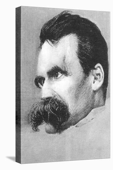 Friedrich Wilhelm Nietzsche, German Philospher and Writer-Hans Olde-Stretched Canvas