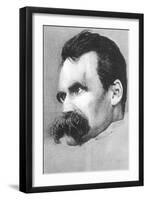 Friedrich Wilhelm Nietzsche, German Philospher and Writer-Hans Olde-Framed Giclee Print