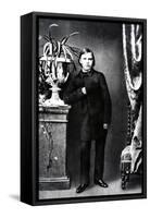 Friedrich Wilhelm Nietzsche, Illustration from 'Nietzsche' by Daniel Halevy, 1861 (B/W Photo)-German photographer-Framed Stretched Canvas