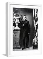 Friedrich Wilhelm Nietzsche, Illustration from 'Nietzsche' by Daniel Halevy, 1861 (B/W Photo)-German photographer-Framed Giclee Print