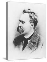 Friedrich Wilhelm Nietzsche in 1883, Illustration from Nietzsche by Daniel Halevy-null-Stretched Canvas