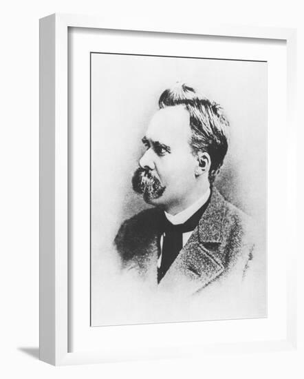 Friedrich Wilhelm Nietzsche in 1883, Illustration from Nietzsche by Daniel Halevy-null-Framed Photographic Print