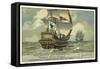 Friedrich Wilhelm Zu Pferde, Flagship of the Brandenburg Navy, 16th Century-null-Framed Stretched Canvas