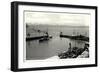 Friedrichshafen Am Bodensee, Hafeneinfahrt, Dampfer-null-Framed Giclee Print