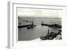 Friedrichshafen Am Bodensee, Hafeneinfahrt, Dampfer-null-Framed Giclee Print