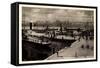 Friedrichshafen Bodensee, Dampfer Im Hafen, Gebirge-null-Framed Stretched Canvas