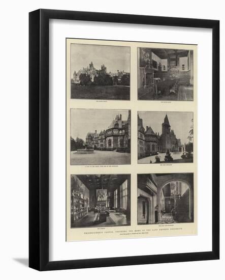 Friedrichshof Castle, Cronberg, the Home of the Late Empress Frederick-null-Framed Giclee Print