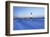 Friedrichsort Lighthouse on Kiel Fjord, Schleswig-Holstein, Germany-null-Framed Art Print