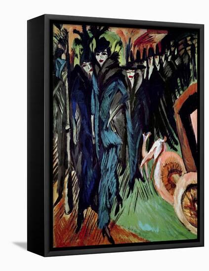 Friedrichstrasse, 1914-Ernst Ludwig Kirchner-Framed Stretched Canvas