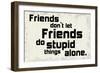 Friend 2-Lauren Gibbons-Framed Art Print