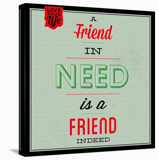 Friend Indeed 1-Lorand Okos-Stretched Canvas