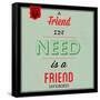 Friend Indeed 1-Lorand Okos-Framed Stretched Canvas