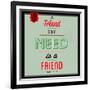 Friend Indeed 1-Lorand Okos-Framed Art Print